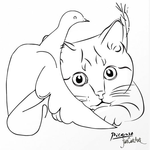 Arte de gato gordo