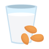 Leche de almendras